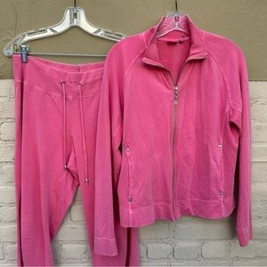 Y2K Pink Tracksuit Set